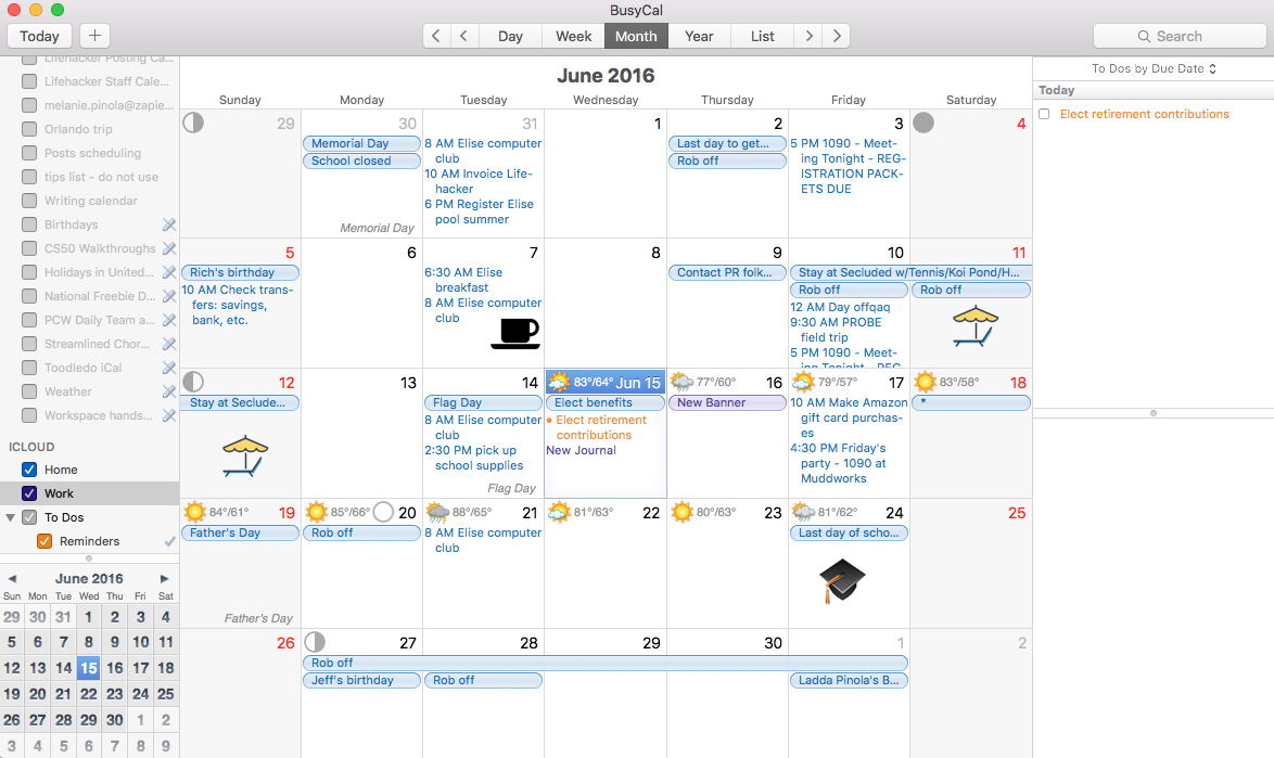 Free calendar app for mac